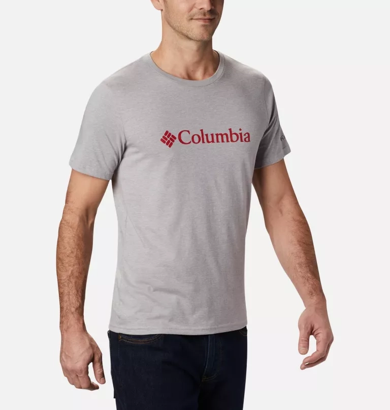 T-shirt Columbia Homme CSC Basic Logo Short Sleeve Columbia Grey Heather