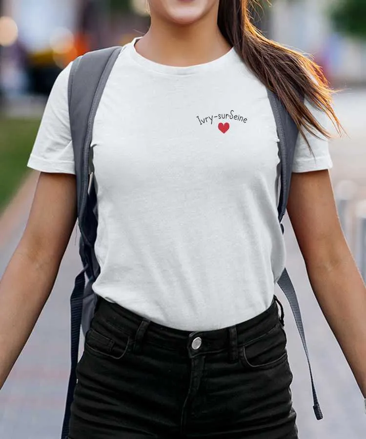 T-Shirt Ivry-sur-Seine Coeur