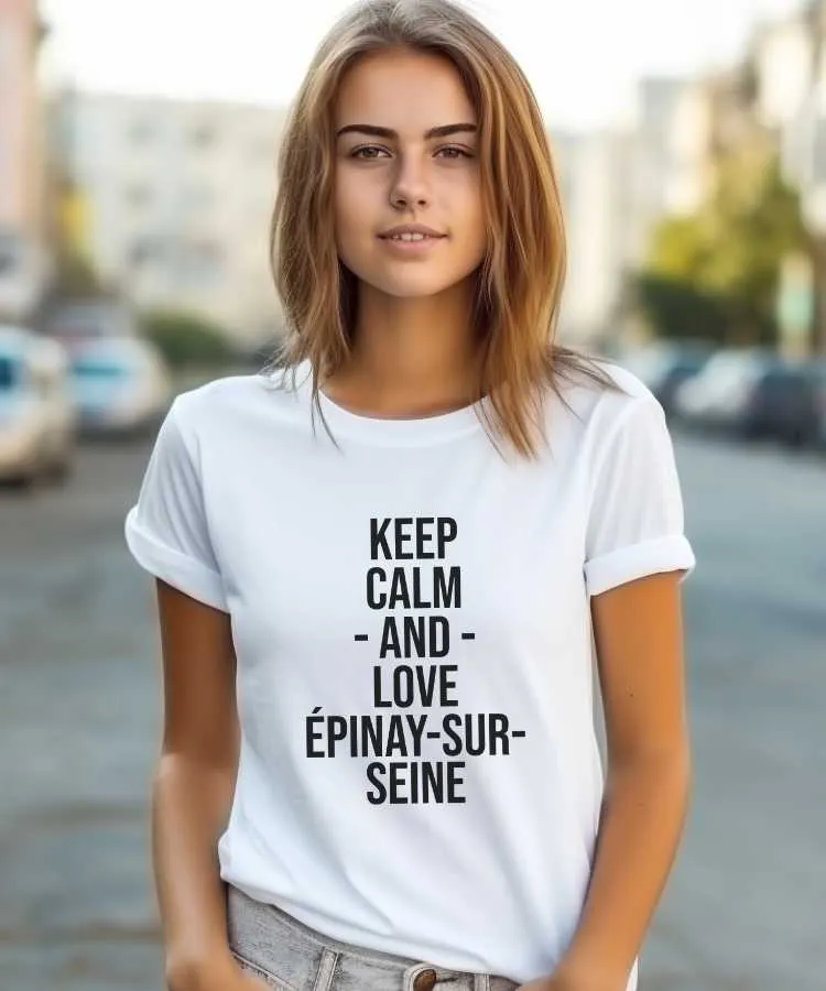 T-Shirt Keep Calm Épinay-sur-Seine