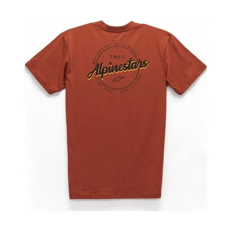 TEE SHIRT ALPINESTARS TURNPIKE CORAL