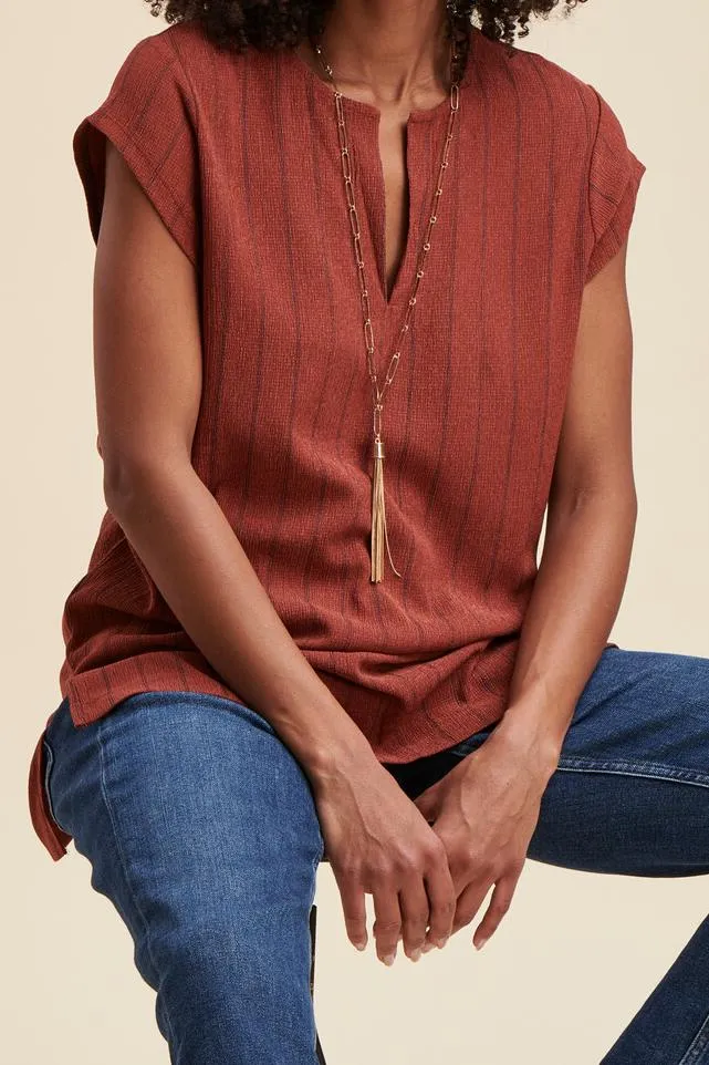 Tunique jersey rayé - L/40