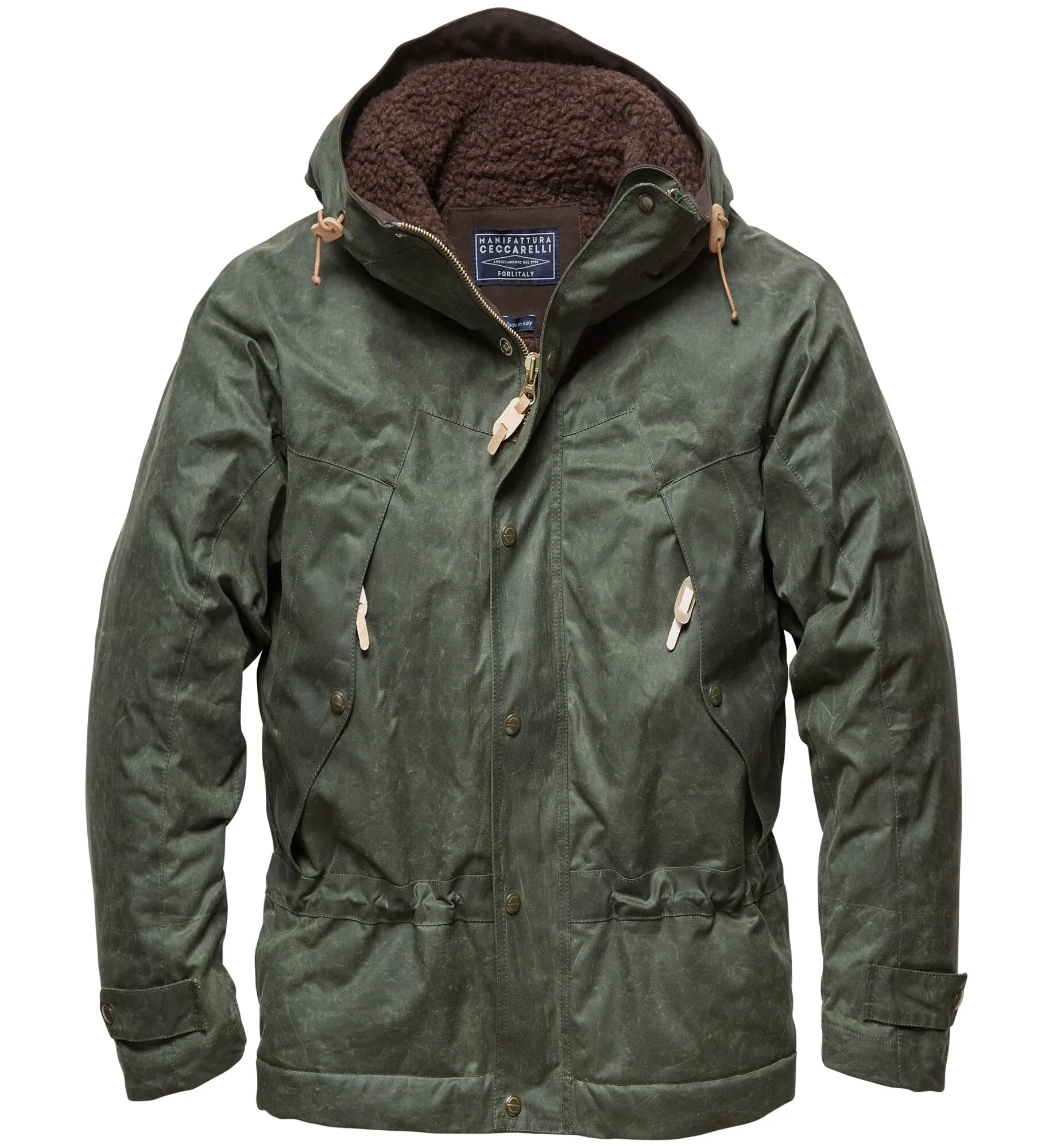 Veste en coton ciré pour homme