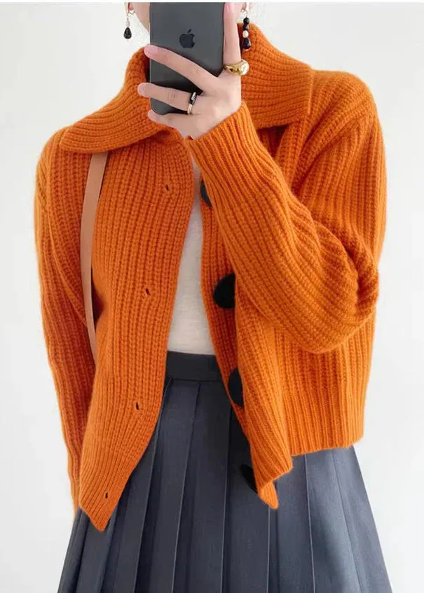Viola - Cardigan élégant avec de grands boutons